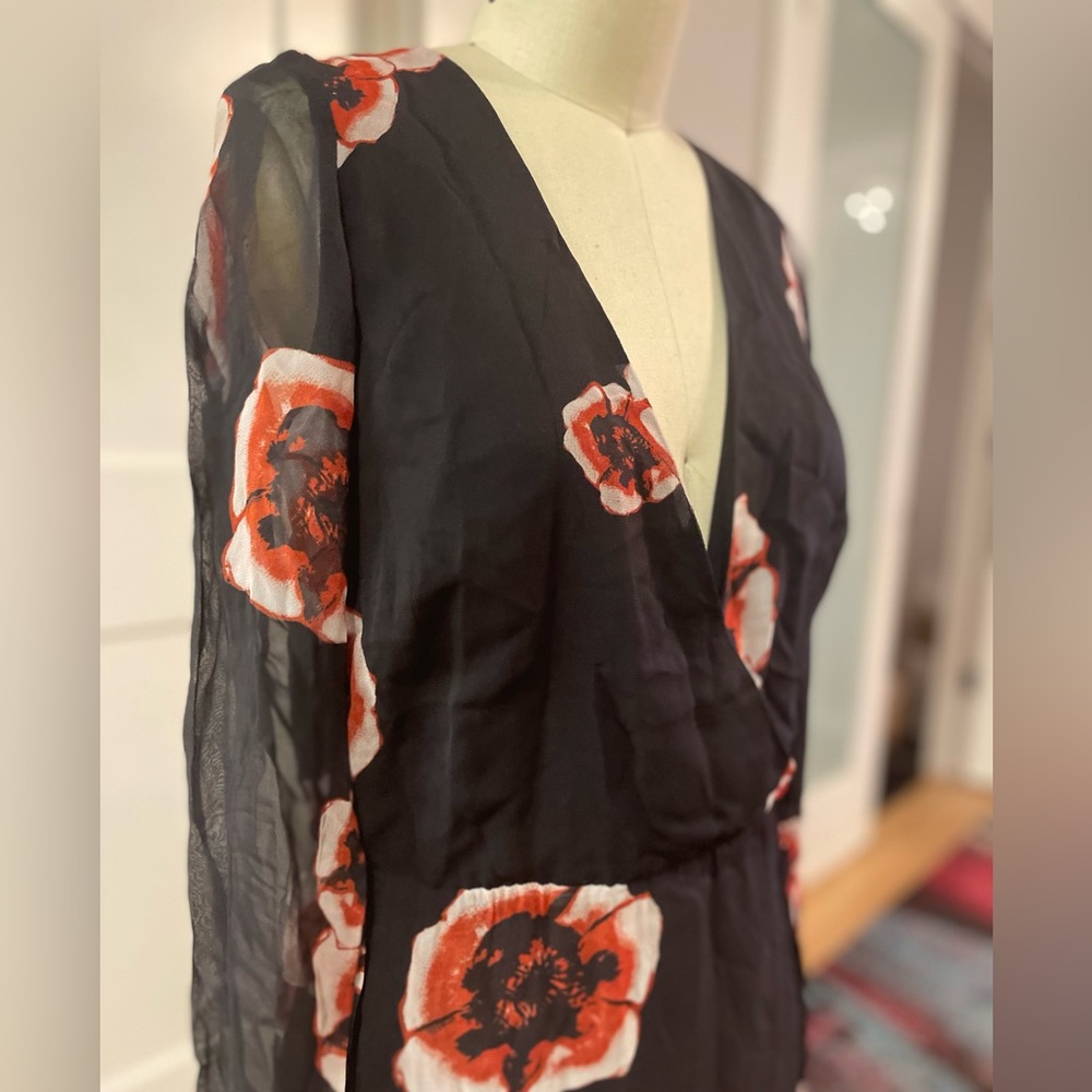 gothic floral maxi